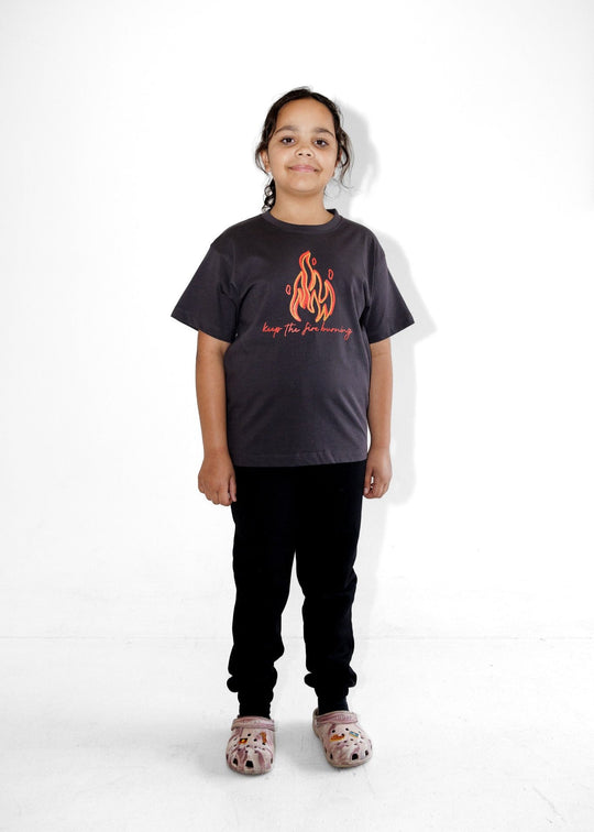 Kids Keep The Fire Burning tee