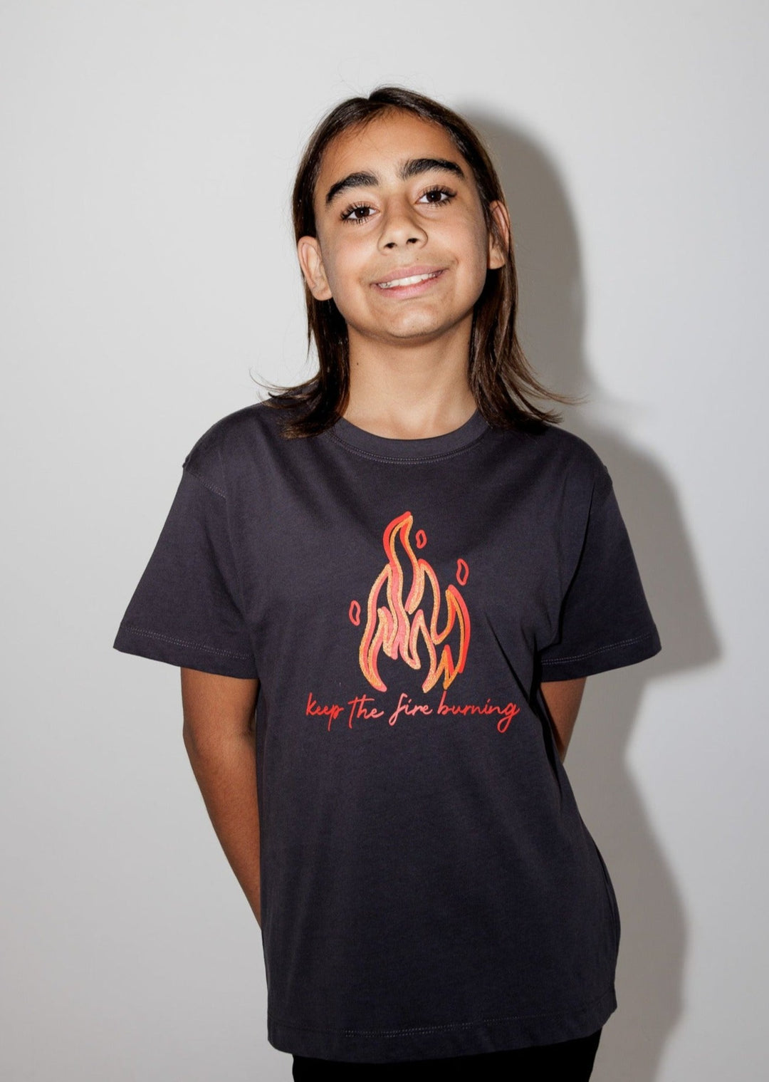 Kids Keep The Fire Burning tee