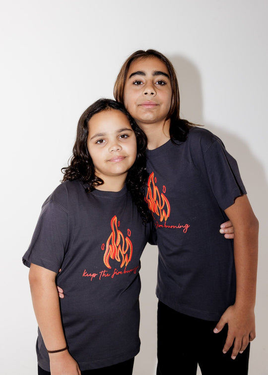 Kids Keep The Fire Burning tee