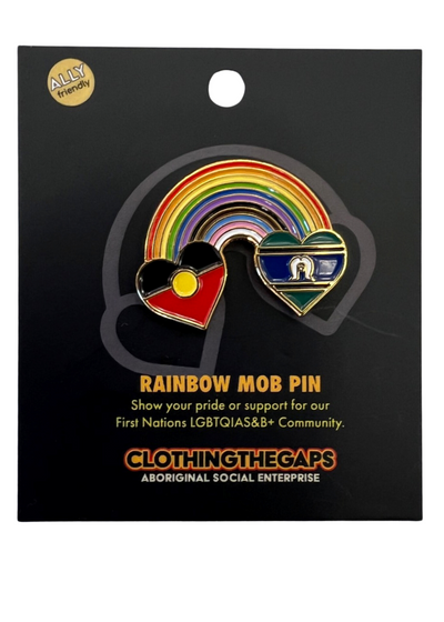 Rainbow Mob Pin