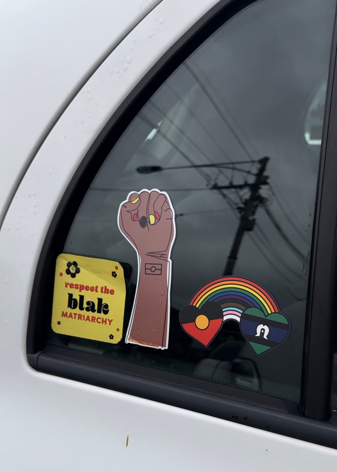 Blak Rainbow Luv Sticker