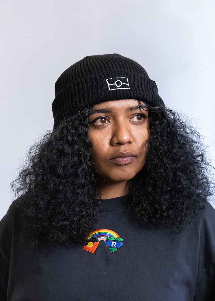 Black Narrm Flag Beanie