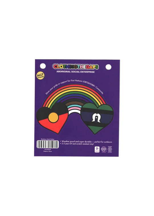 Blak Rainbow Luv Sticker