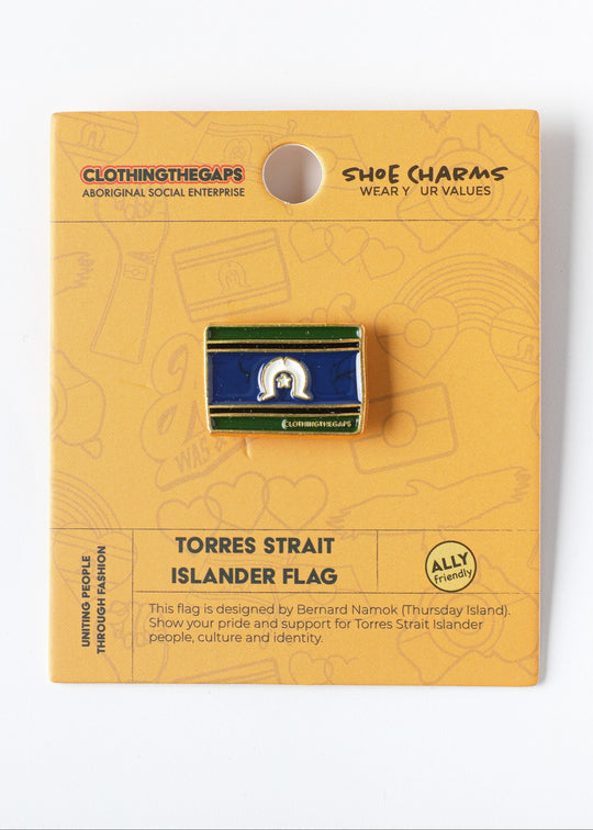 Torres Strait Islander Flag Shoe Charm