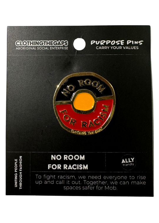 No Room For Racism Pin