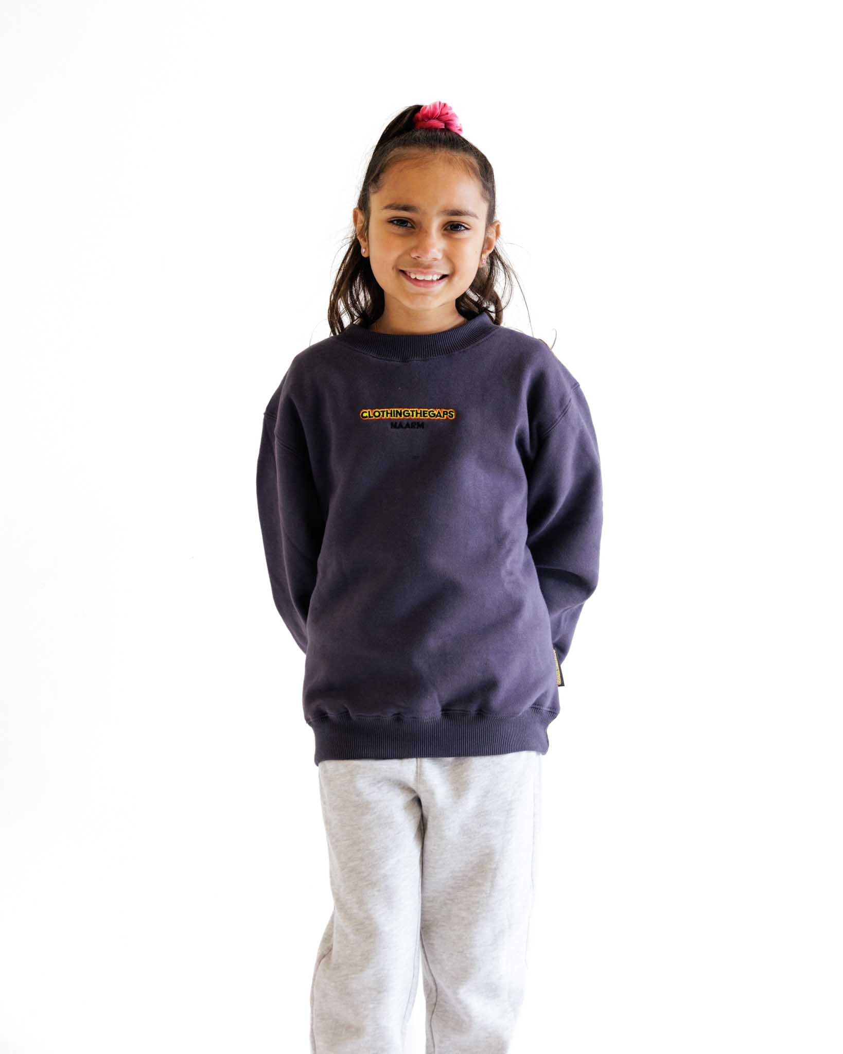 Kids hot sale grey jumper