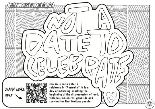 FREE Not A Date To Celebrate Colour In Page DIGITAL DOWNLOAD