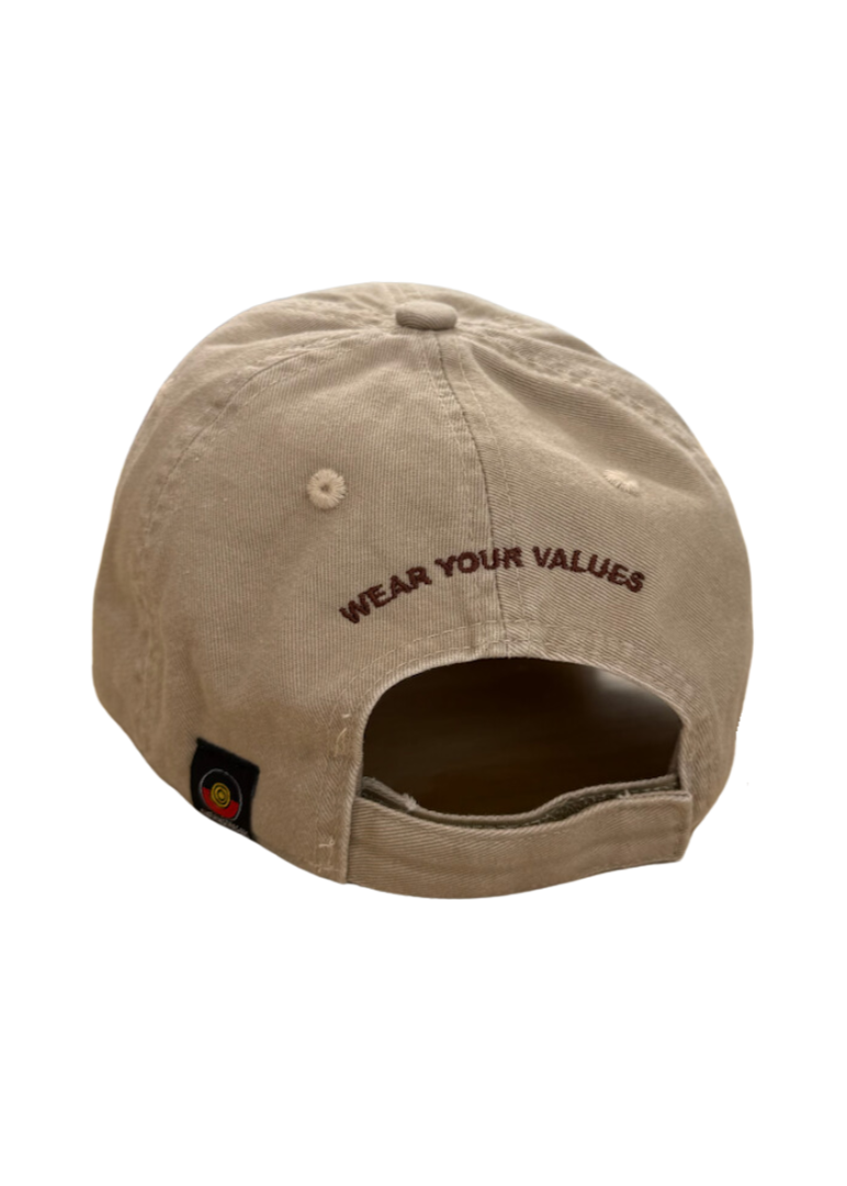 Beige cap - Wear your Values