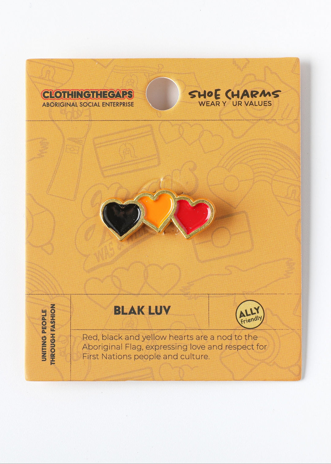 Blak Luv Shoe Charm