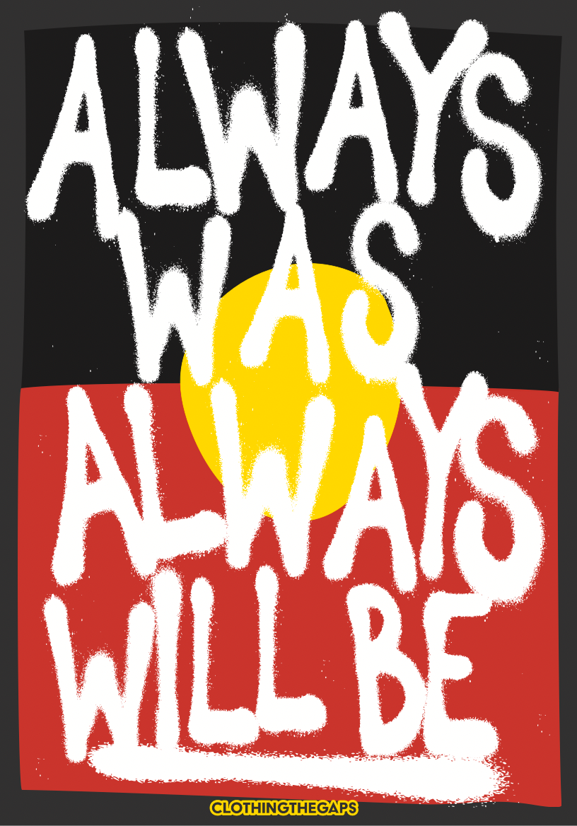 Always Was Always Will Be Poster DIGITAL DOWNLOAD#N#– Clothing The Gaps